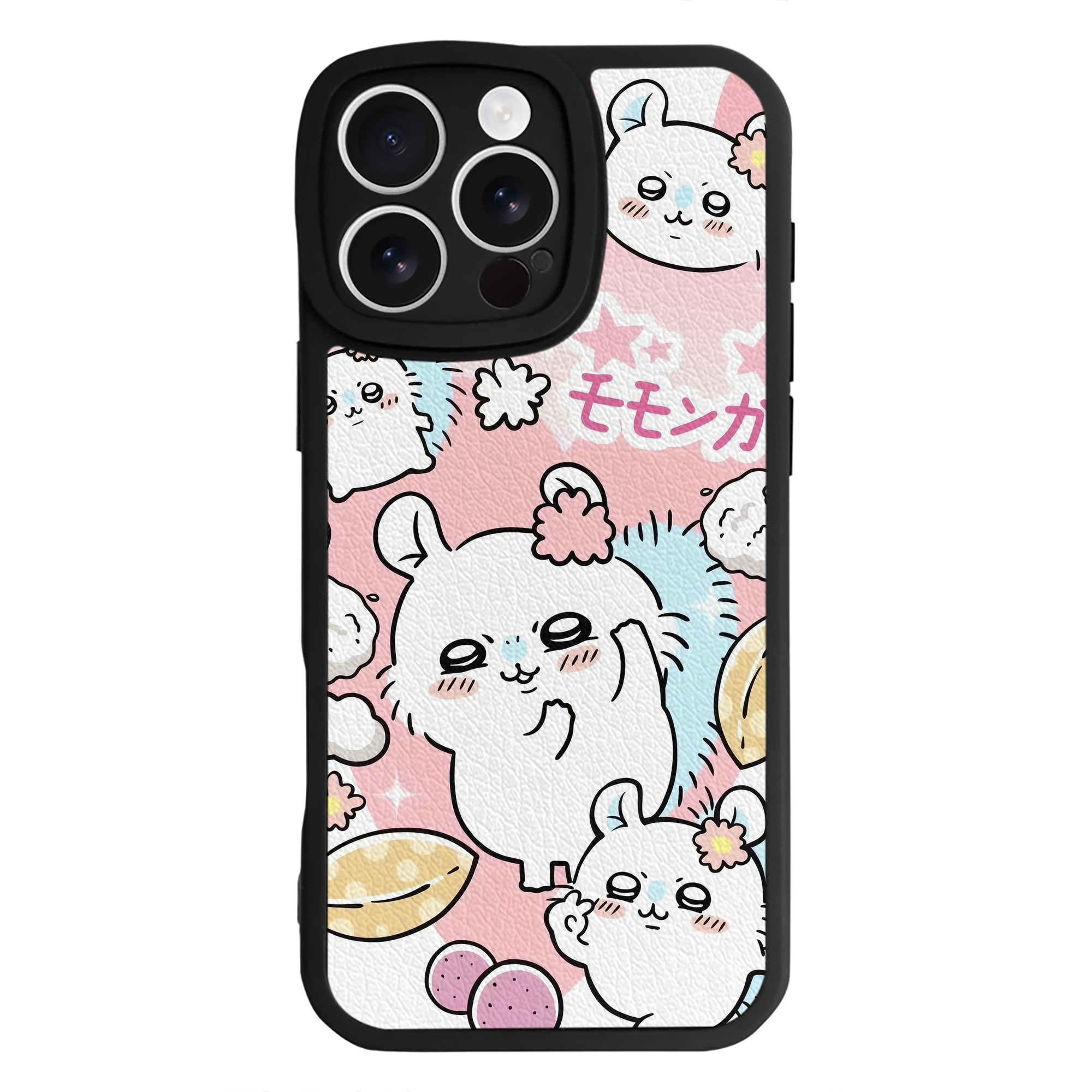 （画像用） ちいかわ Chii-kawa 【iPhone 16シリーズ対応】シリコンスマホケース（レザー調） 材質：シリコン